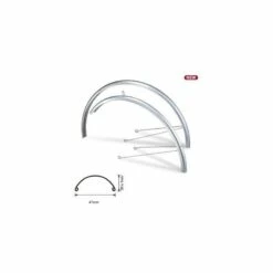 Custom Vélo Garde-Boue Aluminium 700 Martelé