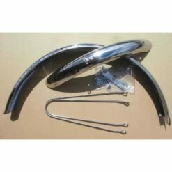 Custom Vélo Garde-Boue 20" Poli Chrome 50mm -Promos Custom Vélo Magasin garde boue velo 20 pouces poli chrome pliant ancien 2