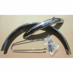 Custom Vélo Garde-Boue 20" Poli Chrome 50mm -Promos Custom Vélo Magasin garde boue velo 20 pouces poli chrome pliant ancien 3