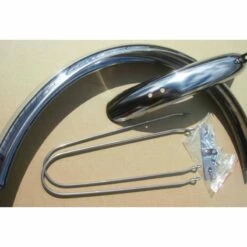 Custom Vélo Garde-Boue 20" Poli Chrome 50mm -Promos Custom Vélo Magasin garde boue velo 20 pouces poli chrome pliant ancien 4