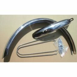 Custom Vélo Garde-Boue 20" Poli Chrome 50mm -Promos Custom Vélo Magasin garde boue velo 20 pouces poli chrome pliant ancien 5