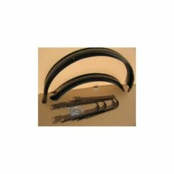 Custom Vélo Garde-Boue 28" Noir 80mm