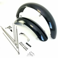 Custom Vélo Garde-Boue Fat Bike 20" Noir Brillant 124mm -Promos Custom Vélo Magasin garde boue velo fat bike 20 noir brillant 124mm fatbike 4