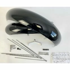 Custom Vélo Garde-Boue Fat Bike 20" Noir Brillant 124mm -Promos Custom Vélo Magasin garde boue velo fat bike 20 noir brillant 124mm fatbike 5