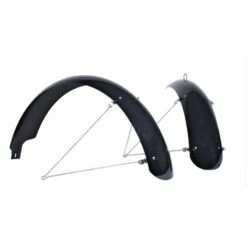 Custom Vélo Garde-Boue Fat Bike 20" Noir Mat 124mm -Promos Custom Vélo Magasin garde boue velo fat bike 20 noir pouces 124mm fatbike 6