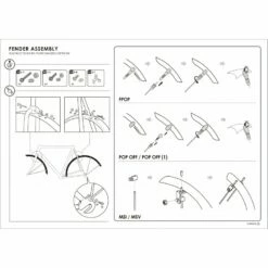 Custom Vélo Garde-Boue Fat Bike 20" Noir Mat 124mm -Promos Custom Vélo Magasin garde boue velo fat bike 20 noir pouces 124mm fatbike 7