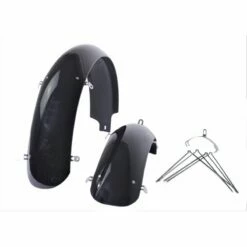 Custom Vélo Garde-Boue Fat Bike 26" X 4.0-4.8 Noir Brillant