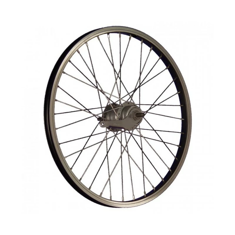 Custom Vélo Roue Arrière Aluminium 20" 36 Rayons Rétropédalage 3 Vitesses Noir / Argent 1 Custom Vélo Roue Arrière Aluminium 20" 36 Rayons Rétropédalage 3 Vitesses Noir / Argent