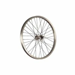 Custom Vélo Roue Avant Aluminium 20" 36 Rayons Argent