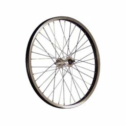 Custom Vélo Roue Avant Aluminium 20" 36 Rayons Noir / Argent