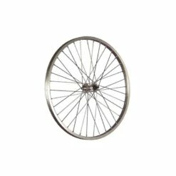 Custom Vélo Roue Avant Aluminium 24" 36 Rayons Argent