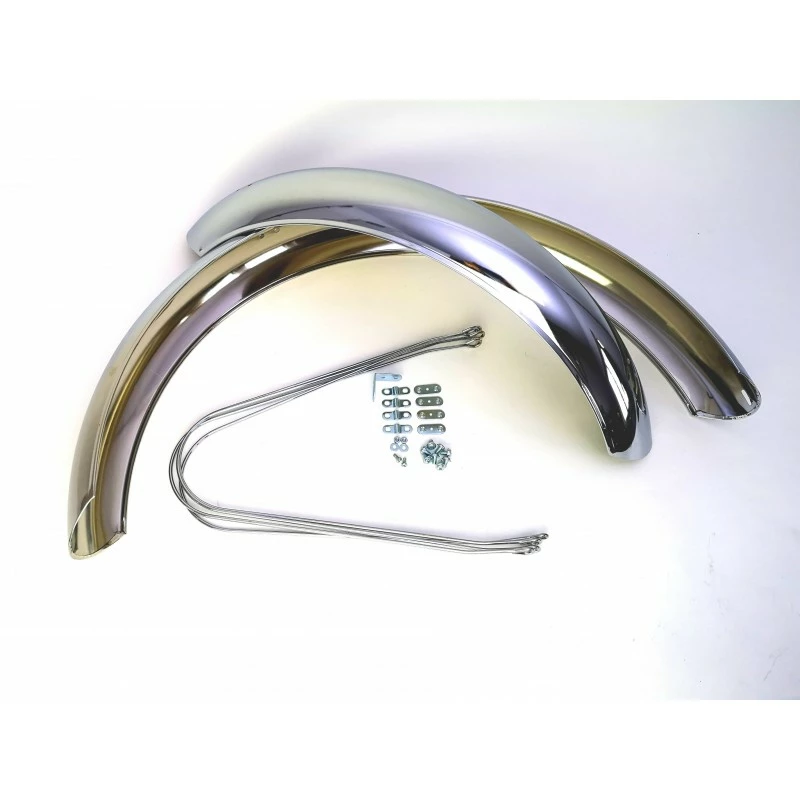 Custom Vélo Garde-Boue 24/26 Pouces Chrome 100mm 4 Custom Vélo Garde-Boue 24/26 Pouces Chrome 100mm – Image 4