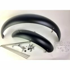 Custom Vélo Garde-Boue Fat Bike 26" X 4.0-4.8 Noir Mat