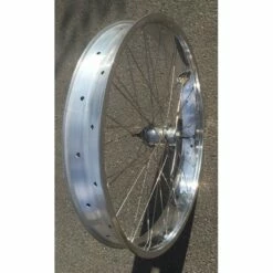 Custom Vélo Roue Arrière 26" 82mm Alu Poli Chrome 3 Vitesses -Promos Custom Vélo Magasin roue arriere 26 82mm alu poli chrome 3 vitesses jante large pour velo 2