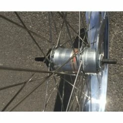 Custom Vélo Roue Arrière 26" 82mm Alu Poli Chrome 3 Vitesses -Promos Custom Vélo Magasin roue arriere 26 82mm alu poli chrome 3 vitesses jante large pour velo 5