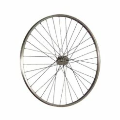 Custom Vélo Roue Arrière Aluminium 28" 36 Rayons Rétropédalage (622) 700c Argent