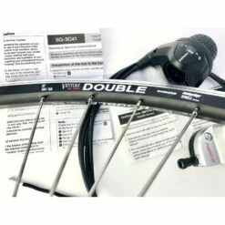 Custom Vélo Roue Arrière Aluminium 26" Double Paroi 3 Vitesses Noir Mat -Promos Custom Vélo Magasin roue arriere velo aluminium 26 double paroi 3 vitesses noir mat retropedalage cruiser chopper 3