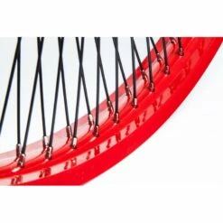 Custom Vélo Roue Arrière Rouge 26" 140 Rayons 50mm -Promos Custom Vélo Magasin roue arriere velo chopper rouge 26 140 rayons retropedalage 50mm 4