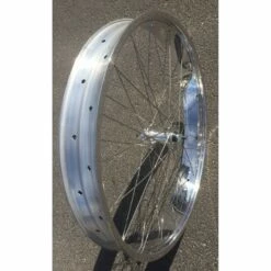 Custom Vélo Roue Avant 24" 82mm Alu Poli Chrome Disque -Promos Custom Vélo Magasin roue avant 24 82mm alu poli chrome disque large velo 2