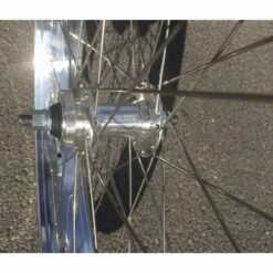 Custom Vélo Roue Avant 26" 82mm Alu Poli Chrome Disque -Promos Custom Vélo Magasin roue avant 26 82mm alu poli chrome disque large velo 3